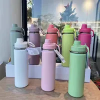 710ml Water Cup Sports Bottle Water Bottle Stainless Titanium Vacuum Portable Leakproof Outdoor Cup Birthday Gift