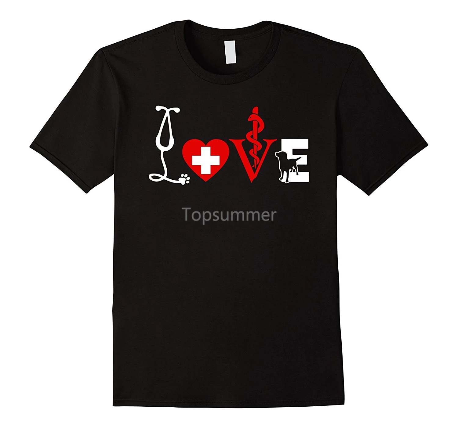 

Vet Tech T Shirts Love Animals Veterinarian Technician Men Summer Short Sleeves O-Neck Stylish Chinese Style Print Tee T-Shirts