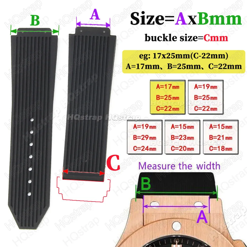 Luxury 26mm Matte Leather Rubber Watch Band Strap - Premium Sports Wristband