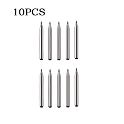 Tungsten Carbide Tip Engraving Pen Set - Precision Scribing Hand Tools for Metal, Ceramic, and Glass (10PCS carbide tip)