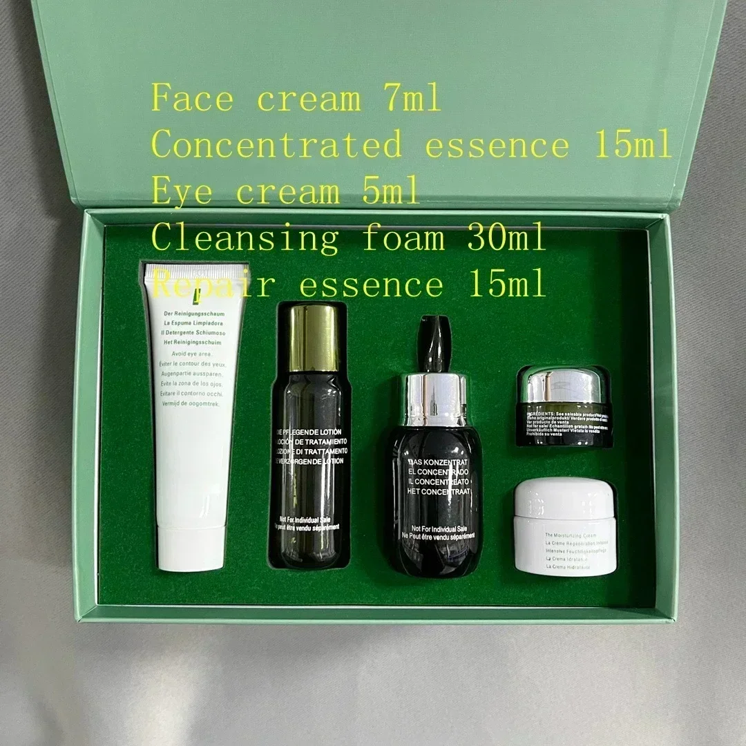 

2024 Beauty Lady 5 PCS Repair Skin Care Set Eye Cream/Face Cream/Essence Water /Mask/Cleanser Moisturize and lightenTravel set