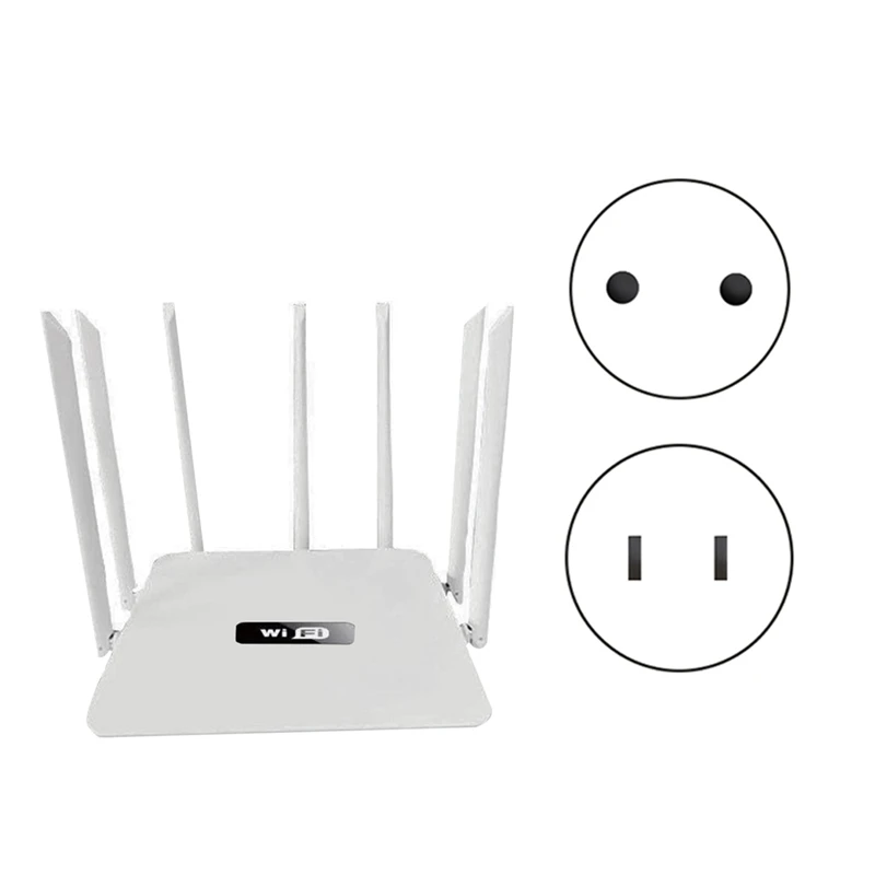 7 Antenne Router Wifi Router Wireless 2.4G 300Mbps Ap/Dial Mode Ripetitore Wifi 7 Antenne Ad Alto Guadagno Per La Casa