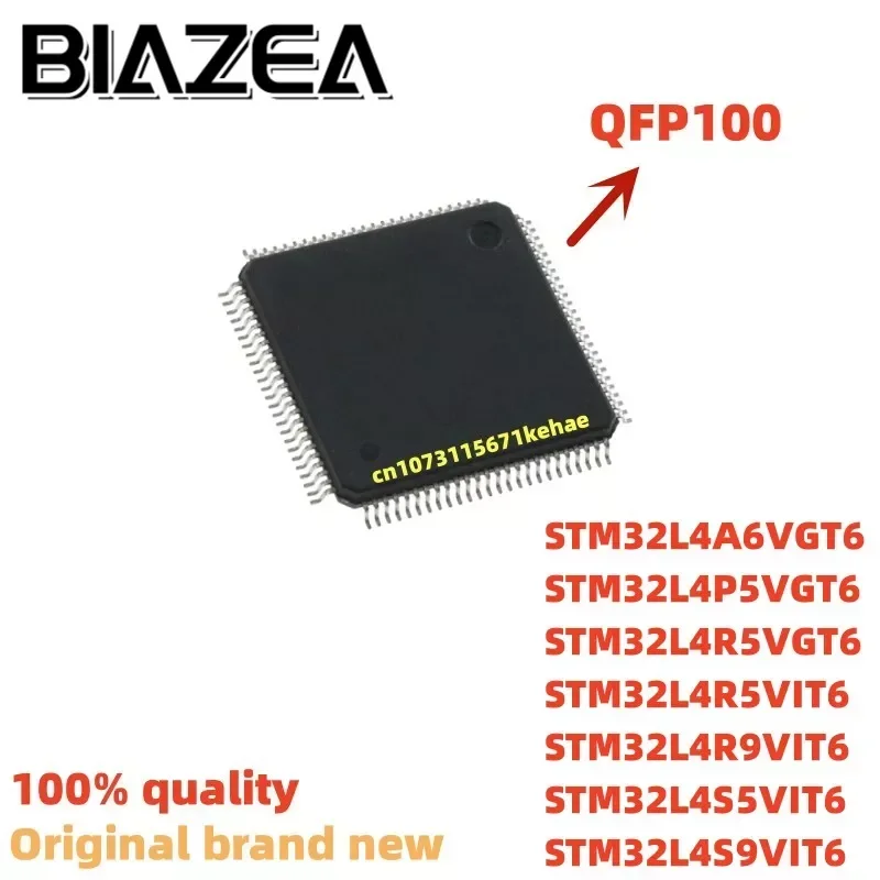 

1piece STM32L4A6VGT6 STM32L4P5VGT6 STM32L4R5VGT6 STM32L4R5VIT6 STM32L4R9VIT6 STM32L4S5VIT6 STM32L4S9VIT6 QFP100 Chipset