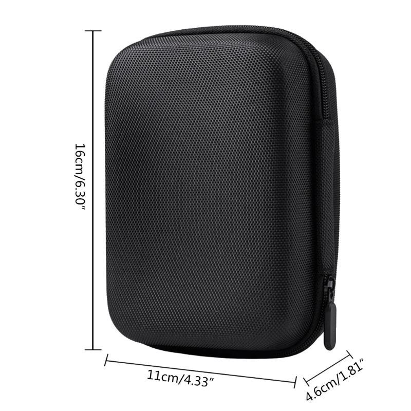 Portable EVA Headphone Case High-density EVA Zipper Storage Bag Organizers