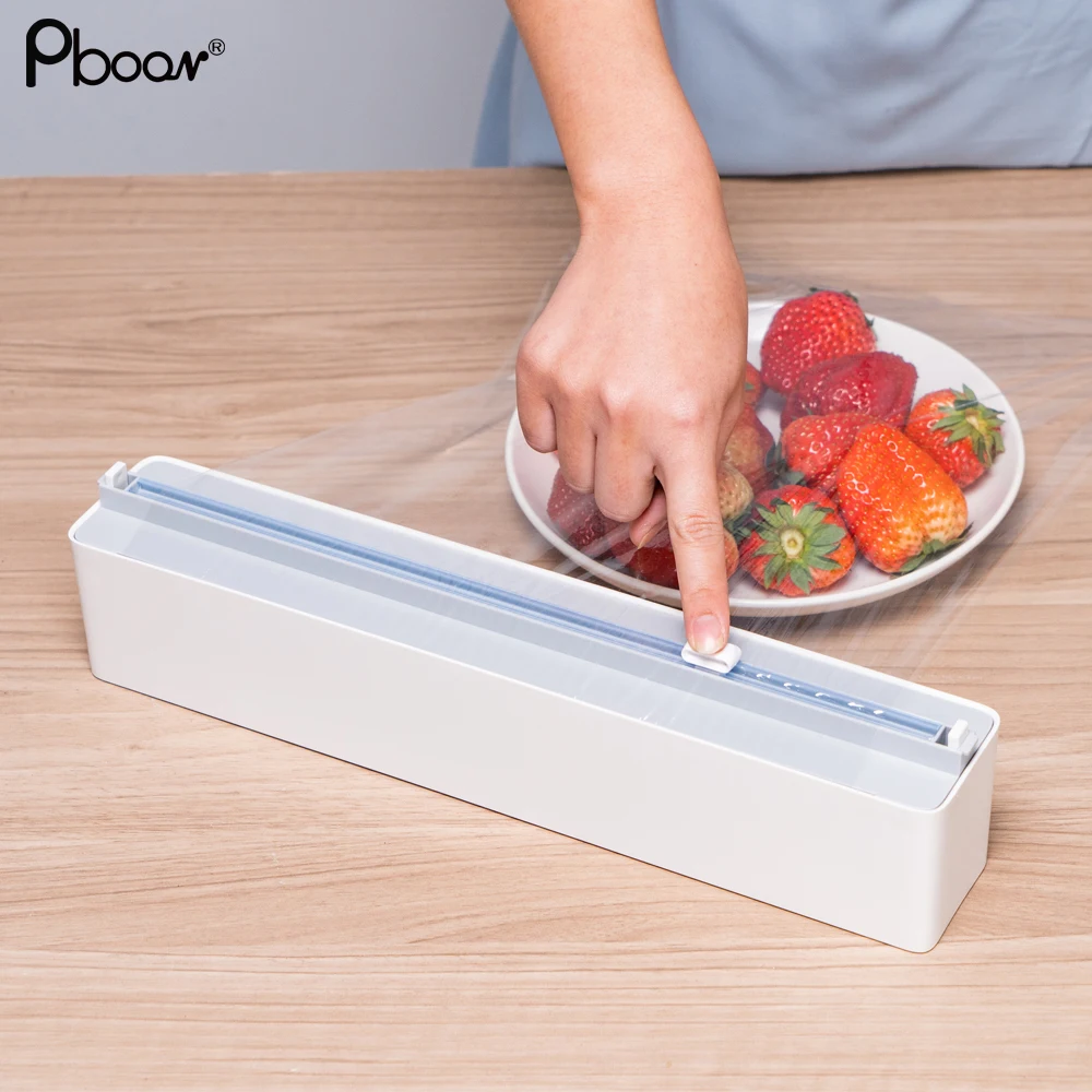 Plastic Wrap Cutter Foil Food Cling Film Dispenser 57MM Film Diameter plastic wrap cutter food film dispenser cling film cutter cling wrap dispenser kitchen wrap dispenser plastic wrap dispenser