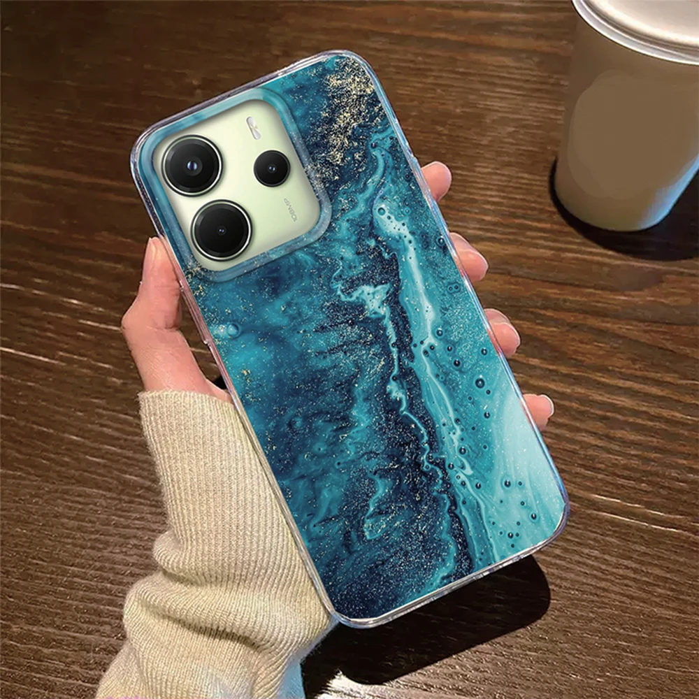 Shockproof Transparent Leopard Print Phone Case with Camera Protection