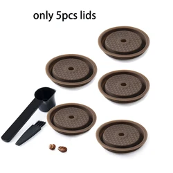 Eco-Friendly Reusable Silicone Pod Lid (5pcs lid)