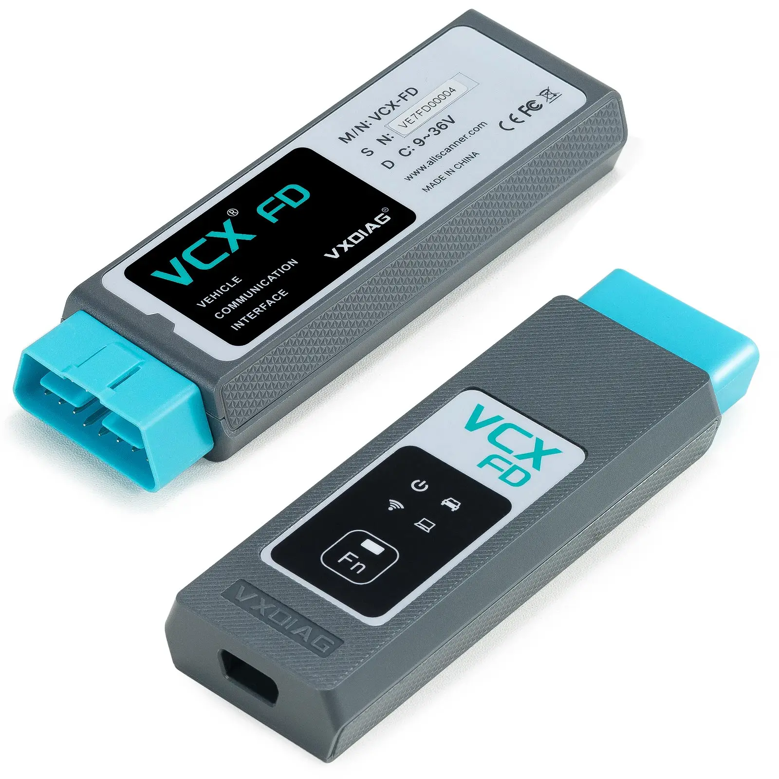 VXDIAG VCX FD Main Unit J2534 Passthru Hardware without Software License Supports DoIP CAN FD Protocol 3