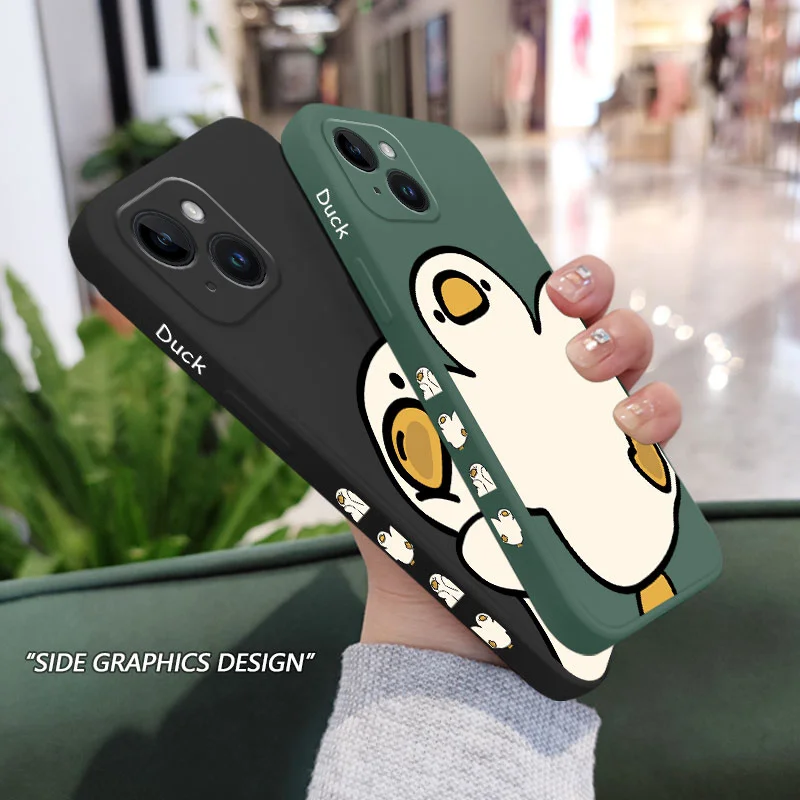 Charming Duck Silicone Phone Case Cover