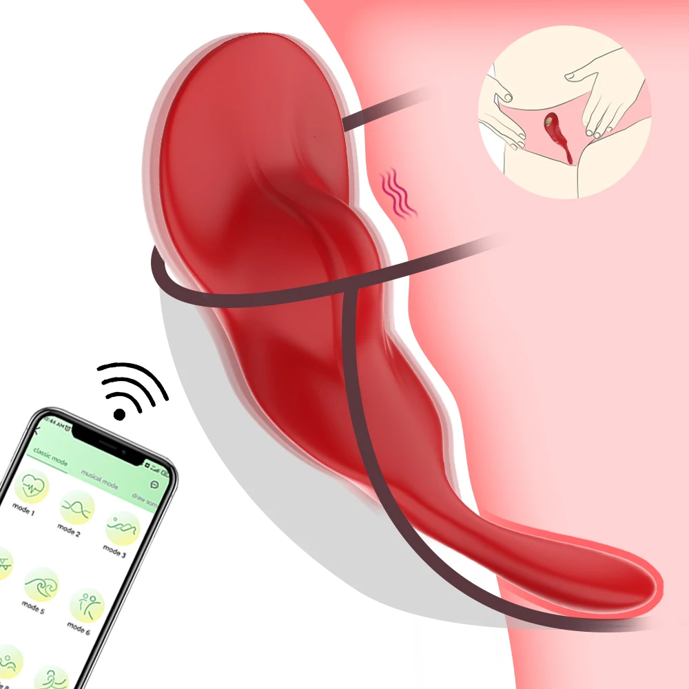 Bluetooth vibrerende slip met afstandsbediening voor vrouwen_voghion.com