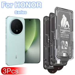 Premium Tempered Glass Screen Protector - 3 Pack, No Dust, 9H Hardness for 3Pcs HD (Honor 400 Pro)