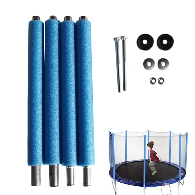 

Trampoline Replacement Enclosure Poles Foam Trampoline Poles Universal Trampoline Replacement Parts Steel Poles With Screws