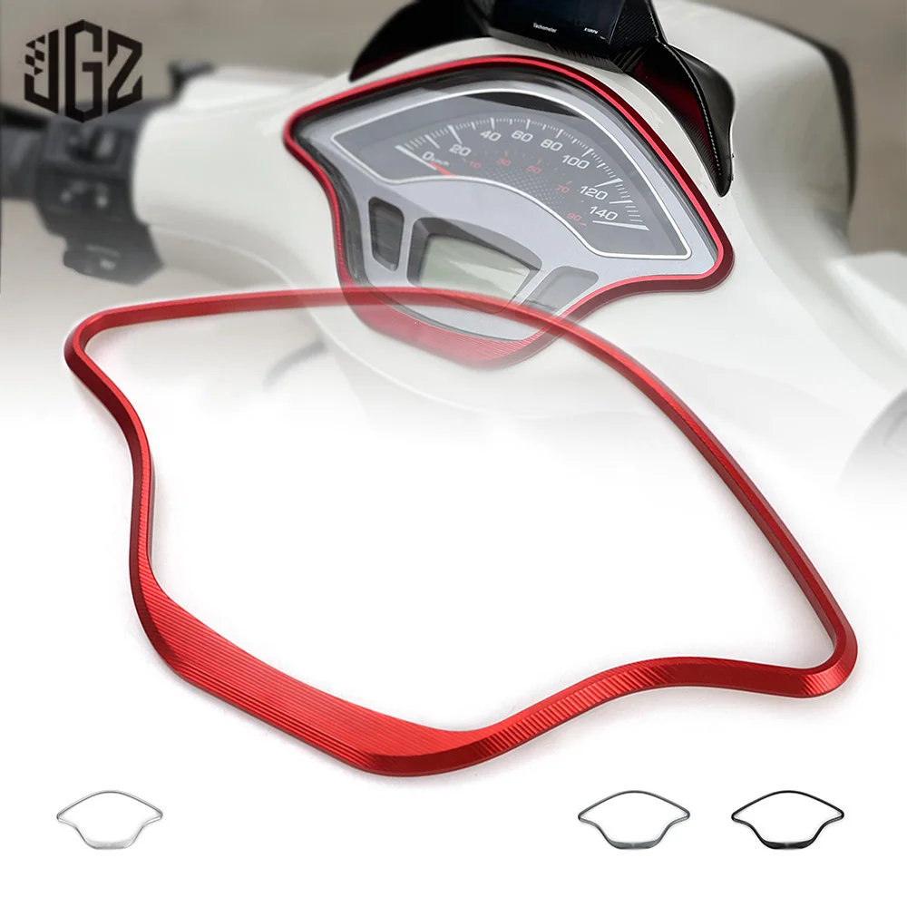 Moto Cnc Alluminio Tachimetro Protector Frame Strumento Meter Staffa Per Vespa Sprint Primavera 50 125 150 2013 - 2021
