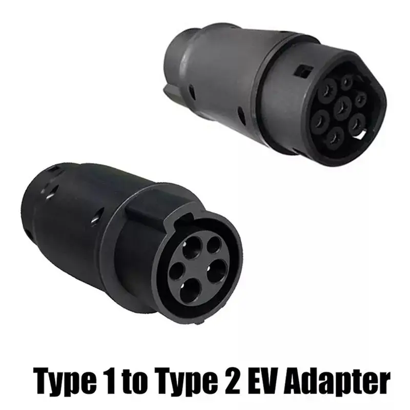2X EVSE EV 어댑터 32A J1772 유형 1 - 유형 2 플러그 EV 어댑터, 전기 자동차 차량 충전 커넥터