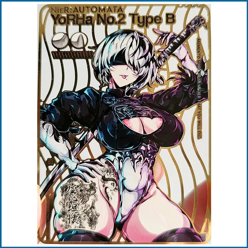 

Anime Goddess Story DIY ACG Collection Toys for boys Christmas birthday gift Sexy Metal Card Albedo Yae Miko Himeko Beelzebul