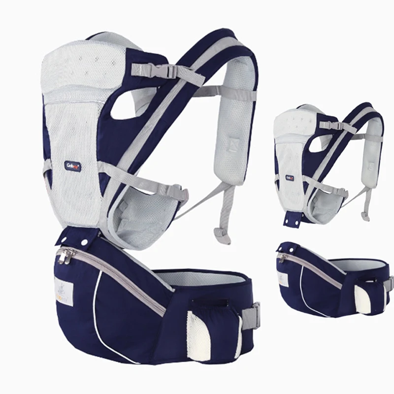 Ergonomic Backpack Baby Carrier Baby Hipseat Carrier carrying for children Baby Wrap Sling for Baby Travel 0-48 Months Summer 2
