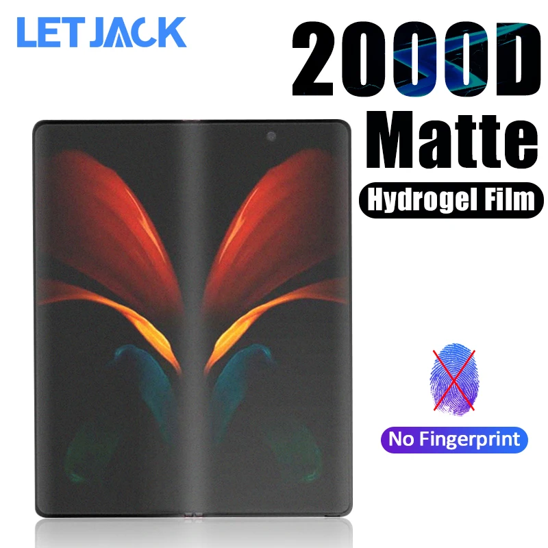 2000D Matte Screen Protectors Hydrogel Film on For Samsung Galaxy Z