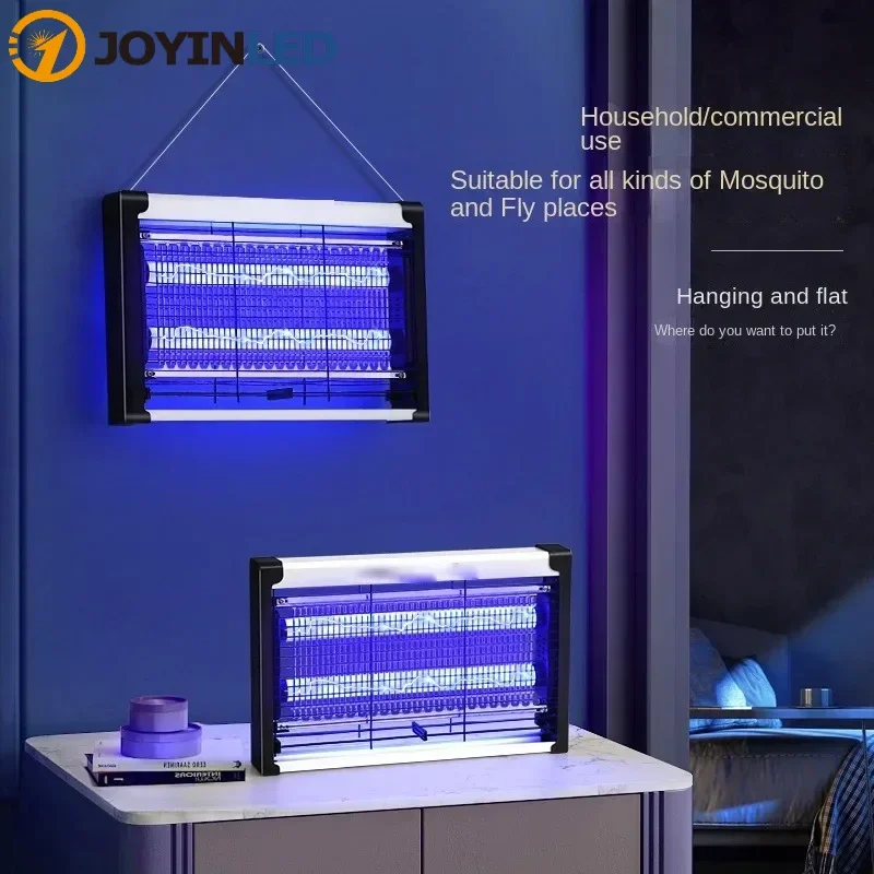 2W/4W EU Plug Photocatalyst Mosquito Killer Lamp Household Restaurant UV Mosquito Repellent LED Light Mute Trap Lamp