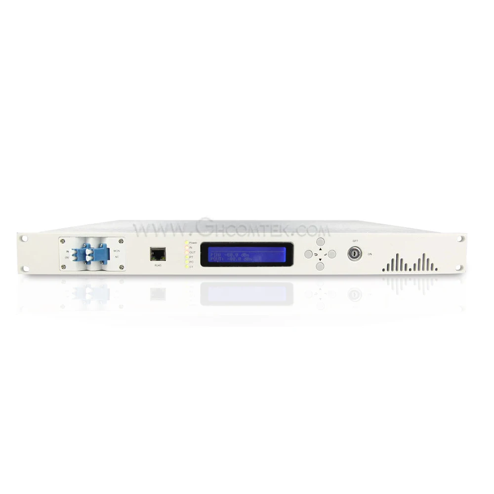 100G SOA 1310nm Amplifier 10dBm Out 1 Port Dual Power Supply