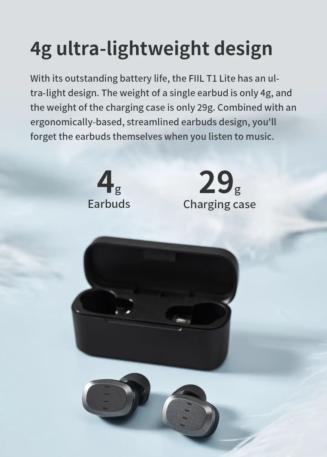 Bluetooth FIIL T1 Lite TWS ENC AliExpress