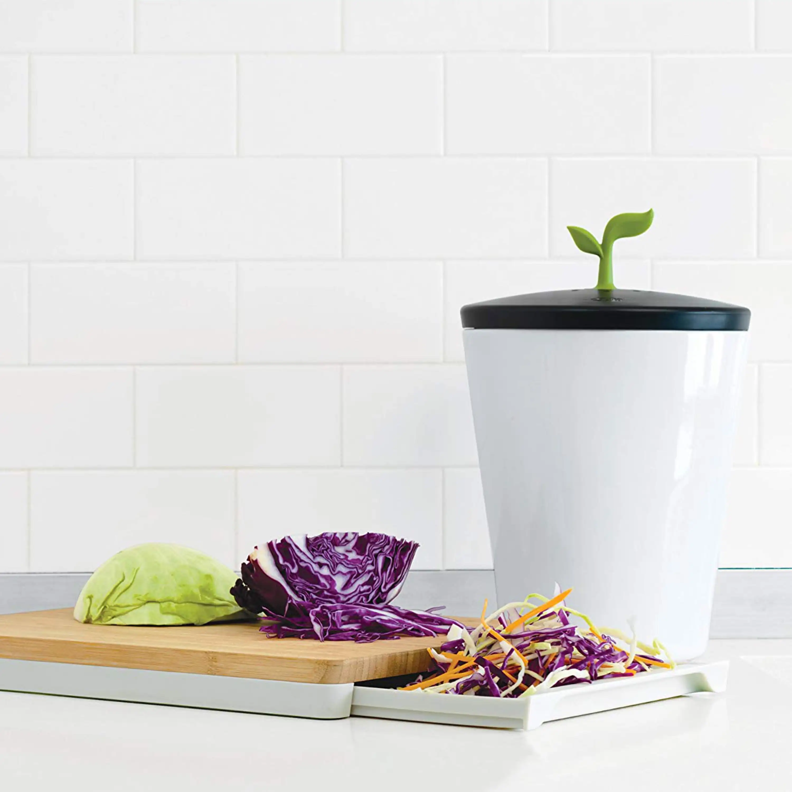 

EcoCrock счетчик компостного ящика в белом и зеленом цветах