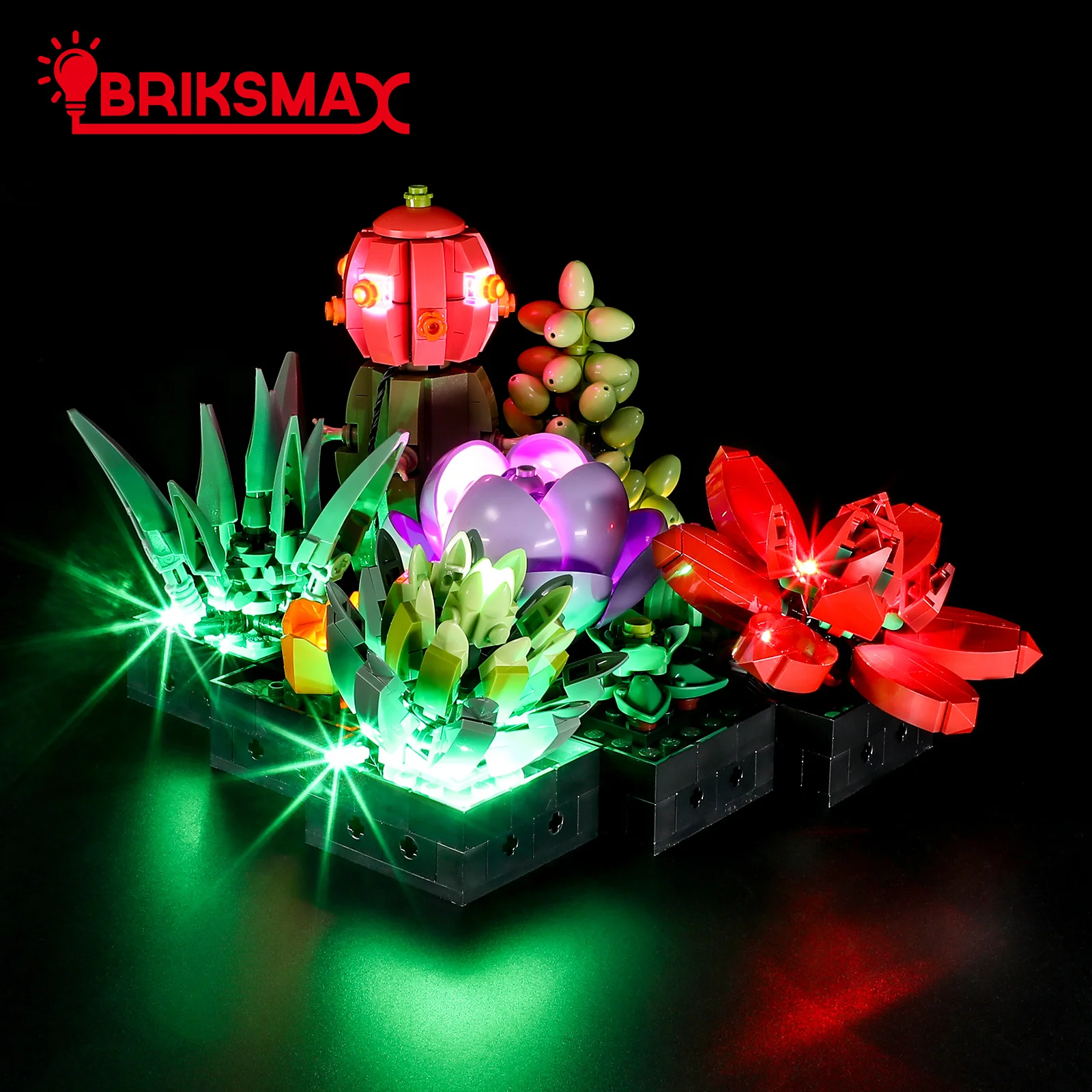 

BriksMax LED Light Kit for 10309 Succulents Building Blocks Set (NOT Include the Model) Toys for Children
