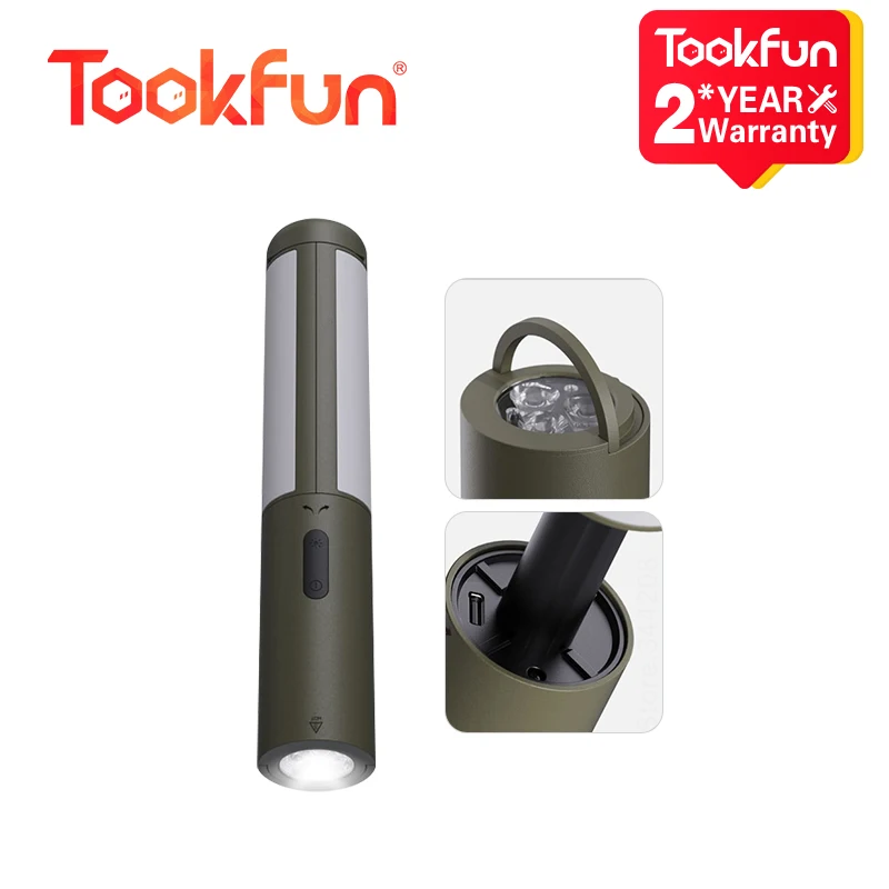 

Tookfun Nextool Multifunctional Outdoor Camping Tent Atmosphere Charging Hanging Light Height Adjustable Flashlight 4500mAh