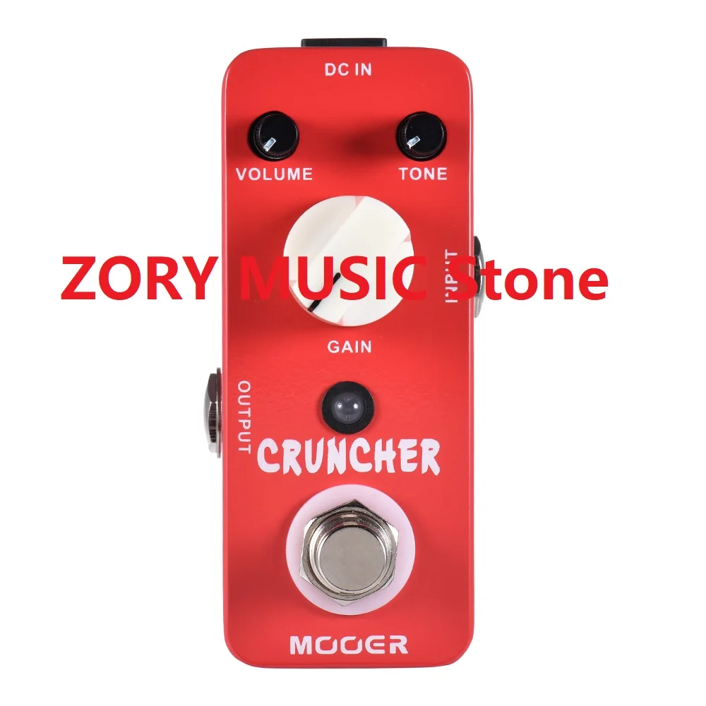 

MOOER CRUNCHER High Gain Distortion Guitar Pedal True Bypass Full Metal Shell Guitar Parts & Acccessories Effect Pedal