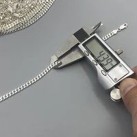 Sinya 925 argent Sterling chaîne cubaine Bracelet offre spéciale plus grande Promotion pur réel argent bijoux fins homme femmes Bracelets 5