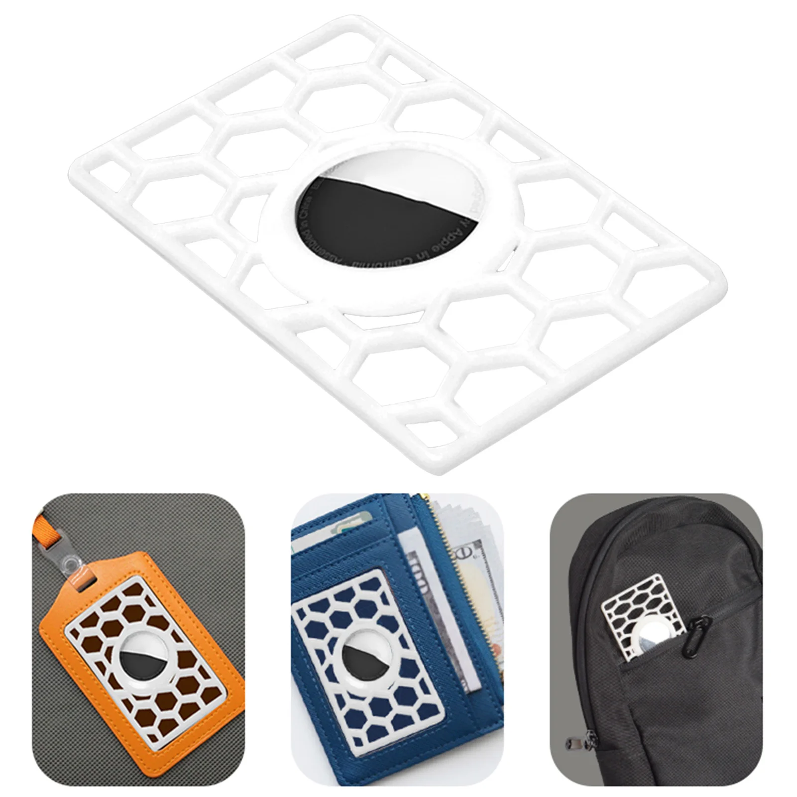 

Wallet Clip For Apple Airtag Protective Case Wallet Credit Card Size Portable Card Tracker Holder Anti-Lost Locator GPS