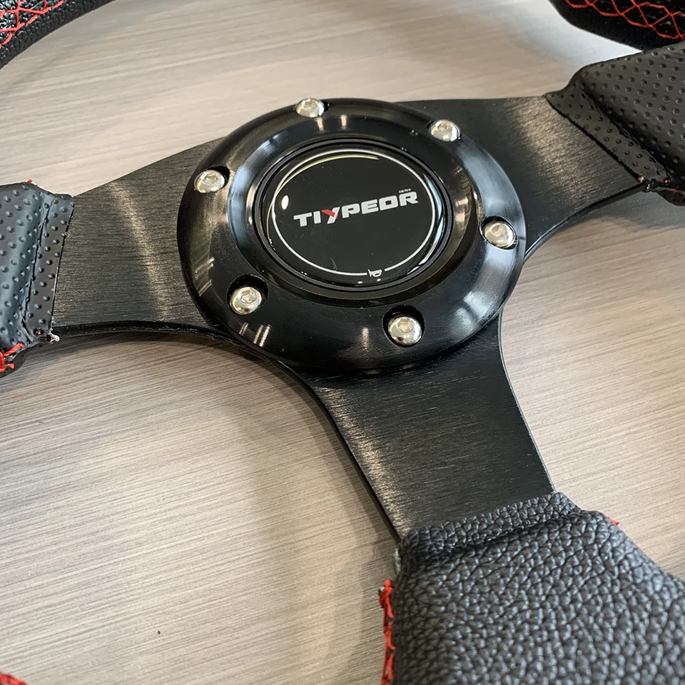 未使用 TIYPEOR ウッドステアリング 15インチ 社外 Amazon | TIYPEOR ウッドステアリング 290mm ブラックライン入り