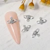 10pcs Punk Planet Nail Art Charm 3D Gold/Silver Glitter Planet Nail Decoration DIY Luxury Planetry Design Nail Accessories 5