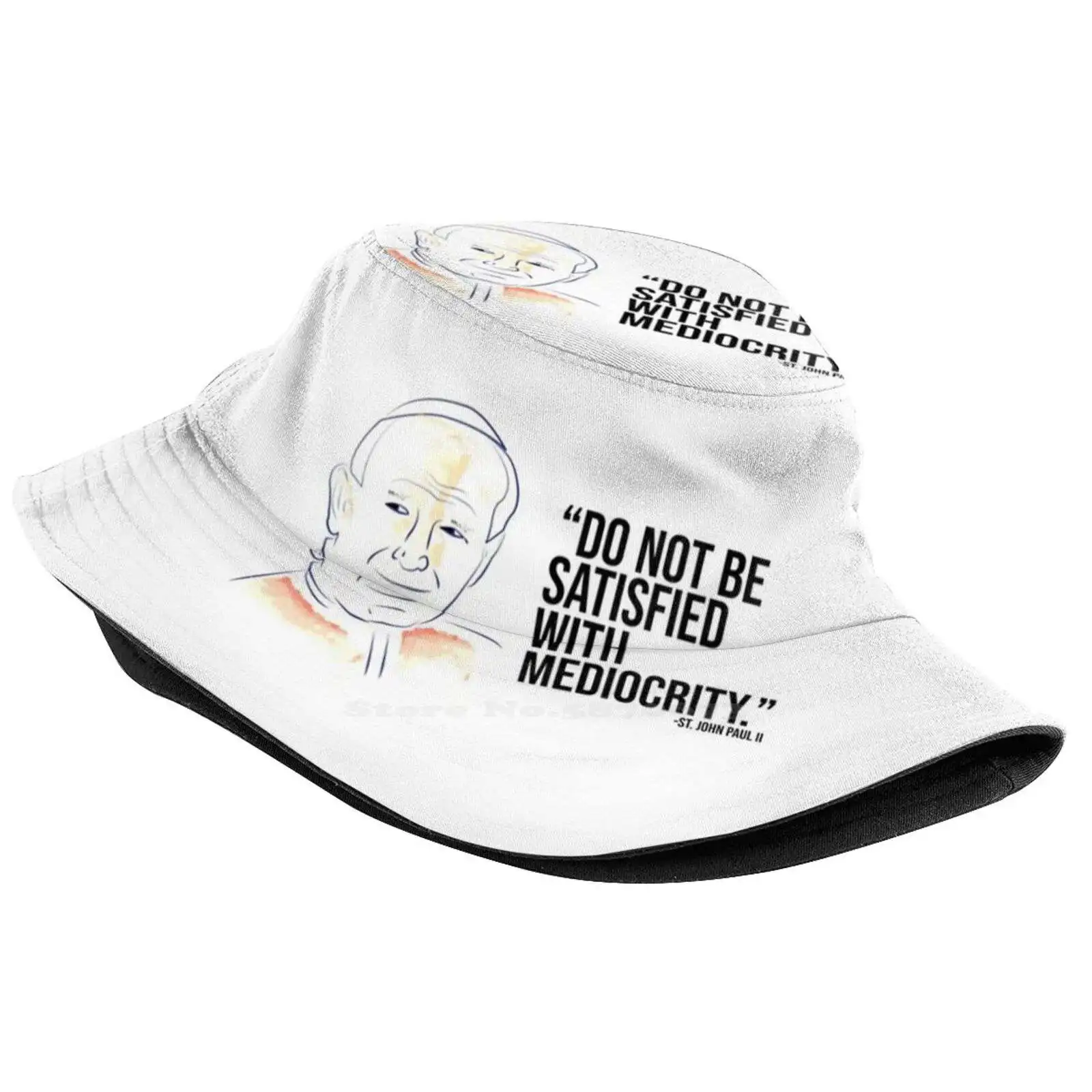 St Pope John Paul II Cross Catholic Saint Polish' Bucket Hat