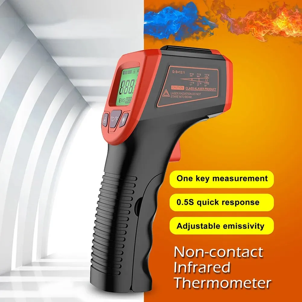 Infrared Thermometer 1 PC Kitchen Oil Warm Water Barbecue Baking High Temperature Measurement