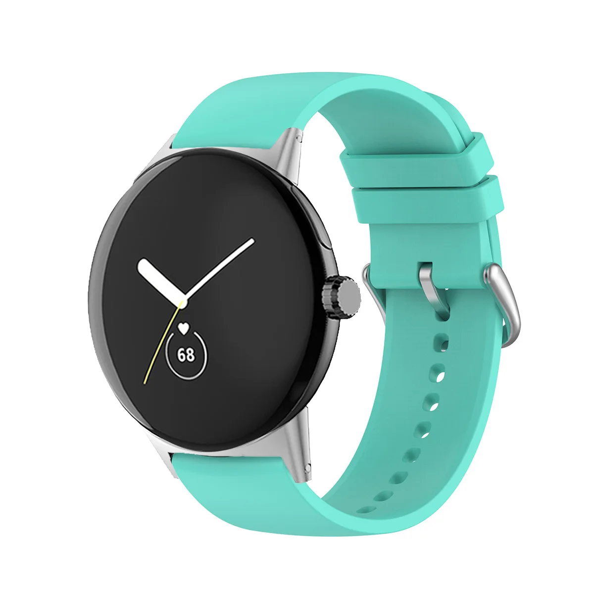 Enhanced Silicone Sport Band for Google Pixel Watch - Smartwatch Wrist Bracelet Accessory