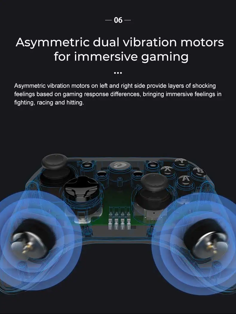 360 °, PC Joystick, controladores de choque