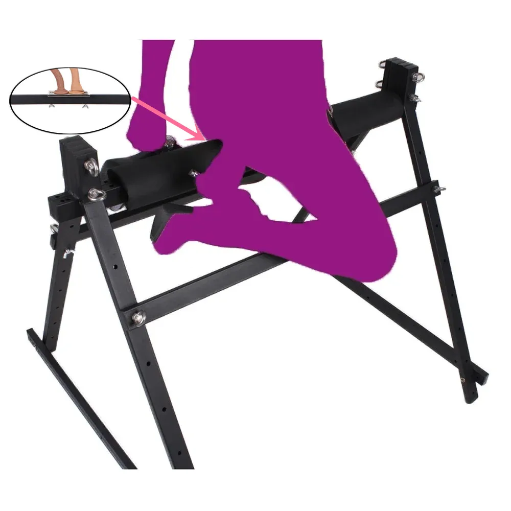 Bdsm Furniture Stainless Steel Tripod SM Goods Restraint Tool Forced Spread Legs Love Seat Sex Toys for Couples Sexy Equipment
