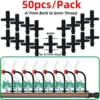 Sprycle 50pcs 4/7mm 3/5mm Tubing Hose  Joint Drip Irrigation KIT Barbed Tee Cross Eng Plug Adapter for Garden Water Connector 3