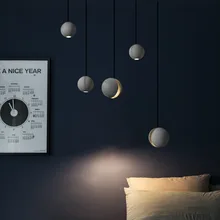 

Modern Linear Pendant Light Round Black Led Nordic Bedroom Pendant Light Decoration Living Room Lampadari Chandeliers HX50NU