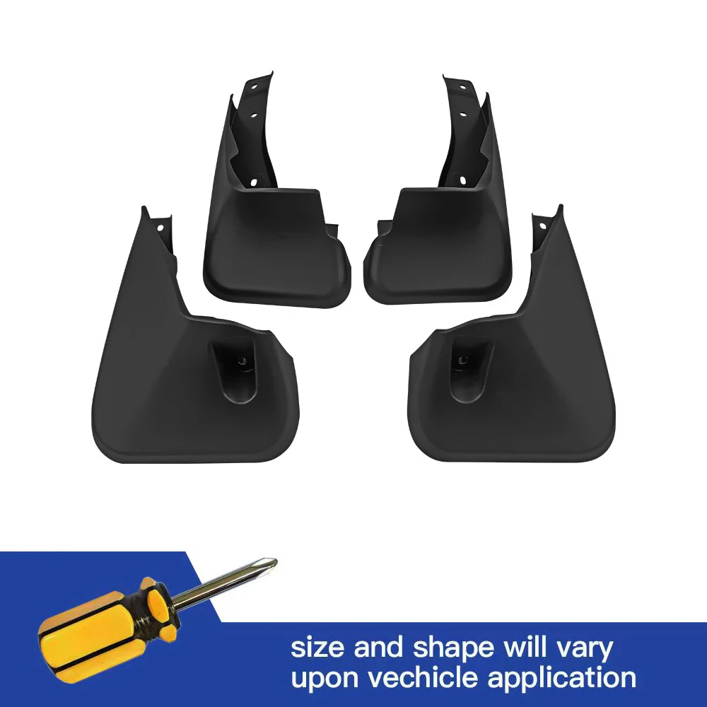 

4Pcs Front & Rear Mud Flaps Splash Guards Mudguards Black Fit For Lexus NX300 NX300H 2018 2019 2020