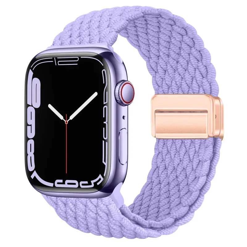 Nylon Braided Strap with Metal Magnetic Clasp