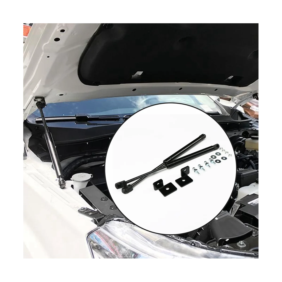 Front Hood Bonnet Gas Struts Gas Spring Lift Support Shock Damper for Ford Ranger 2009-