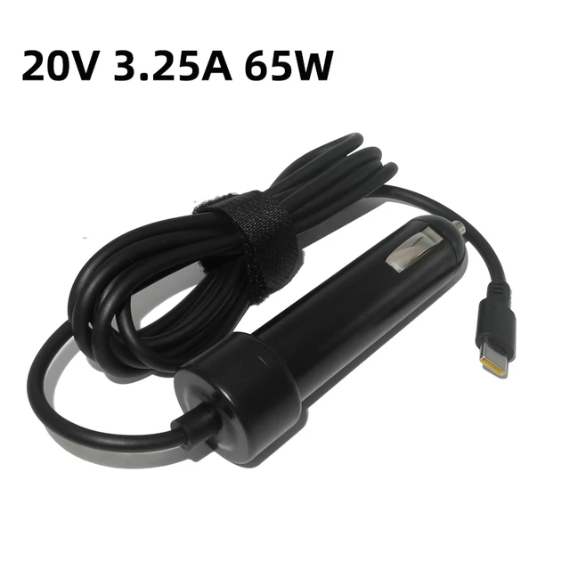 Dell Laptop Car and Airplane 65W DC Power Adapter - USB-C