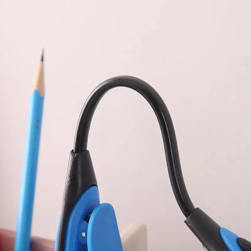 LED Book Light Portable Flexible Clip-On Type Bright Reading Lamp Bedroom Mini