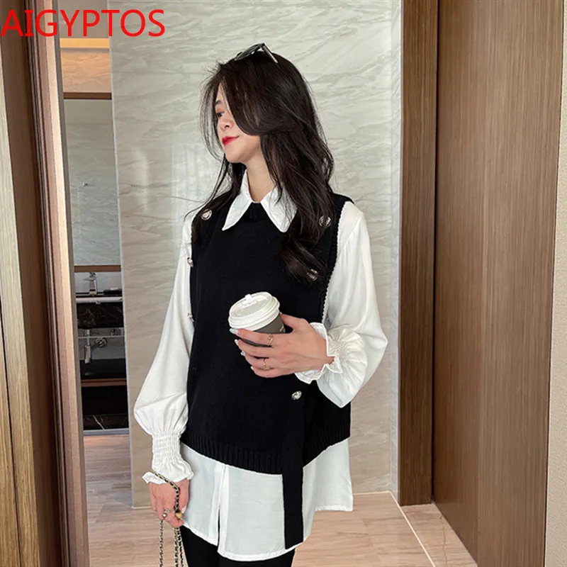 Aigyptos Sweater Vest All-match Korean 