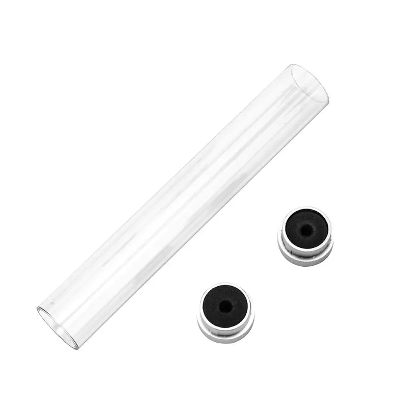20Pcs Transparent Plastic Pen Holder Crystal Pen Cylinder Gift Box Tweezers Eyebrow Clip Universal Packaging Storage Boxes 4