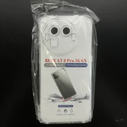 Transparent Soft Silicone Phone Case - Clear Back Cover (For Realme GT 8 Pro)