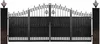 Custom Or Standard New Design Iron Gate Modern Iron Pipe Gate Design Wrought Iron Gate 5
