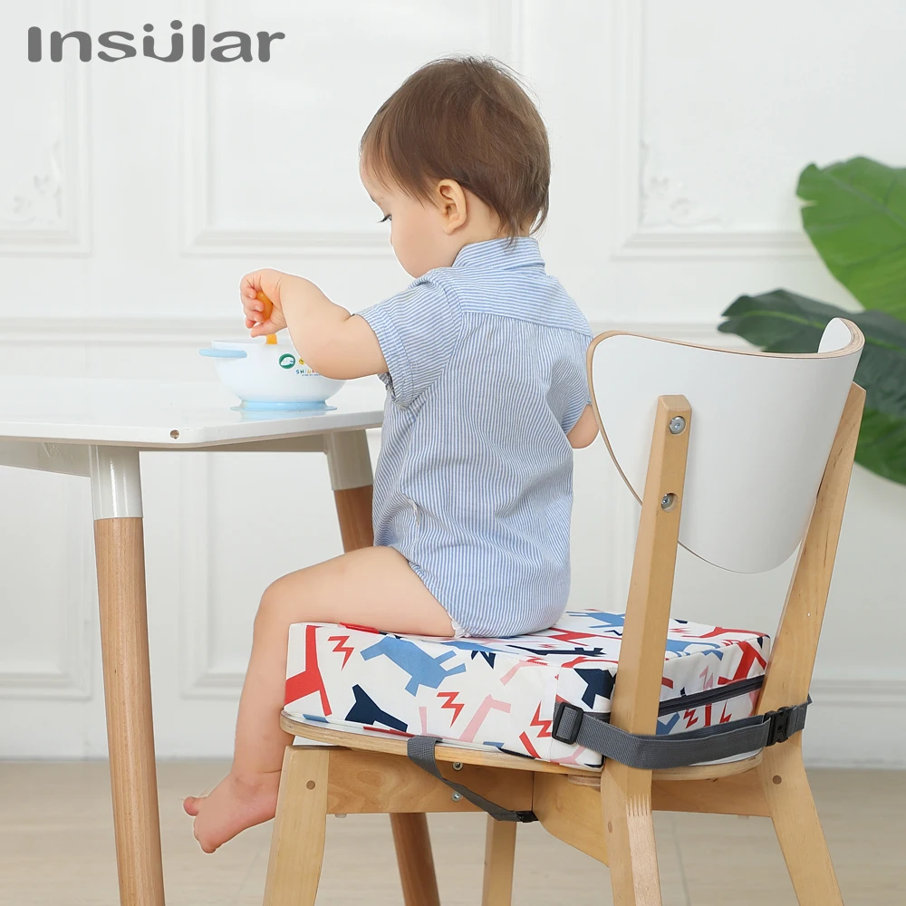 Children's Booster Seat Cushion - Adjustable, Removable, and Safe High Chair Pad