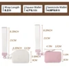 pc Mother's Memory Mini Zipper Wristband Wallet, Female Double Pocket Handbag, Portable Keychain Wallet, Coin Wallet 4